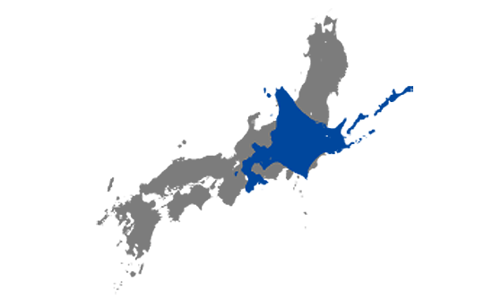 北海道と本州の面積比較